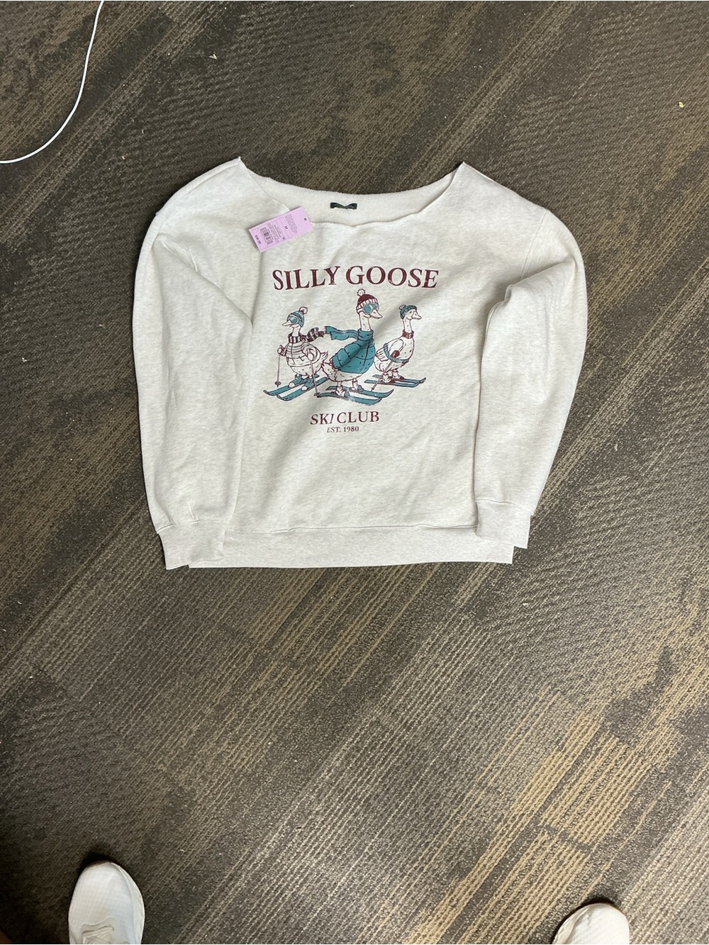 wild fable Cream 'Silly Goose' Ski Club Graphic Sweatshirt